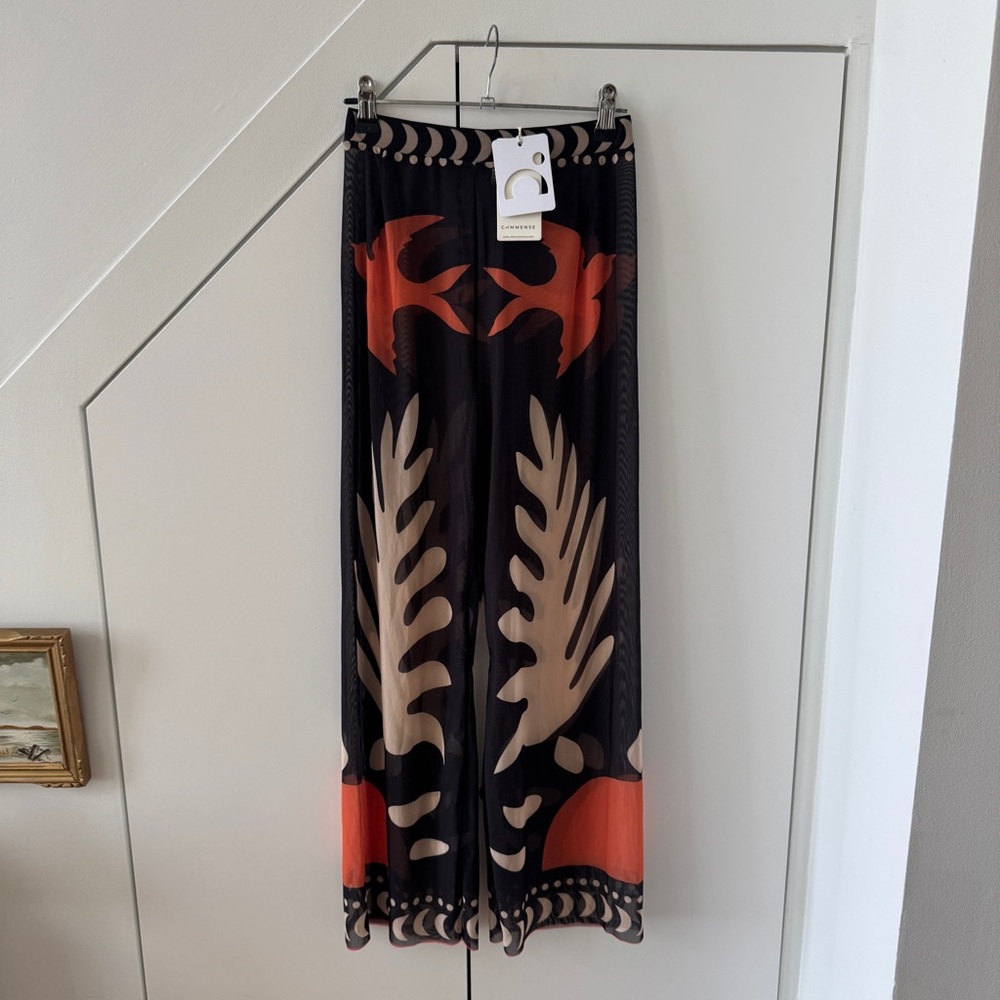 COMMENSE | Mesh Patterned Cover Up Pants